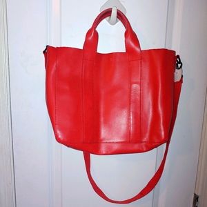 Gap red leather bag